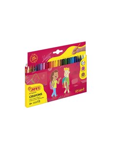 Jovi Crayons Student Étui de 24 Ceras - Résistants - No Manchan - Agradables de Rayar - Acabado Brillante - Gran Duracion - Mezc