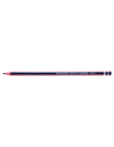 Lyra Graduate Crayon de Grafito - Hexagonal - Graduacion 5B - Couleur Gris Foncé