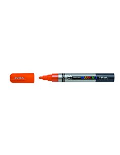 Lyra Mark All Feutre Permanent - Multisuperficie - Pointe Ronde - 2mm - Couleur Orange