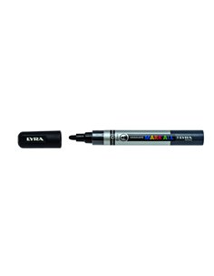 Lyra Mark All Feutre Permanent - Multisuperficie - Pointe Ronde - 2mm - Couleur Noir