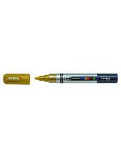 Lyra Mark All Feutre Permanent - Multisuperficie - Pointe Ronde - 2mm - Couleur Oro