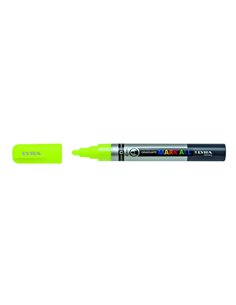 Lyra Mark All Feutre Permanent - Multisuperficie - Pointe Ronde - 2mm - Couleur Jaune Neon