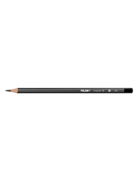 Milan Lapices de Grafito 6B - Triangular - Couleur Gris