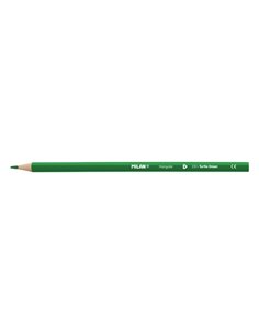 Milan Unicolor Lapices de Couleur Vert Foncé - Triangular - Couleur Vert Foncé