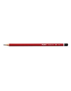 Milan Lapices de Grafito HB - Hexagonales - Couleur Rouge