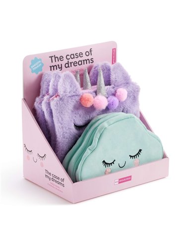 Miquel Rius Back2Fun Présentoir Avec 6 Portatodos Unicornio et Nube - 3 de chacun Modelo - Fermeture zippée
