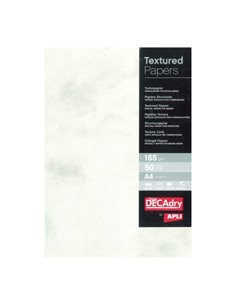 Apli Pack de 50 Feuilles de Papier Textura Marmol - Idéal Pour Impresiones Especiales - Compatible Avec Impresoras Inkjet, Laser