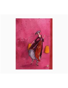 Pictura Gaëlle Boissonnard Cahier A5 Grapado - 15x21cm - 48 Paginas Avec Lineas - Papier Avec Certificacion FSC