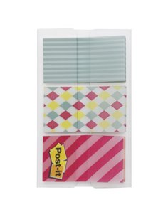 Post-It Index 60 Marcadores Reposicionables - Mediano - Coleccion Carnaval - Couleur Varios