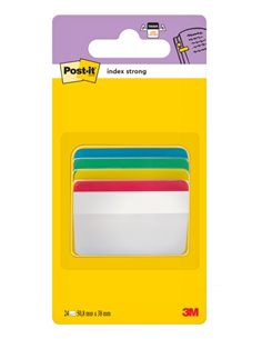 Post-It Index Dispensador Avec 24 Marcadores Reposicionables - Forma Rectangulaire - Couleurs assorties