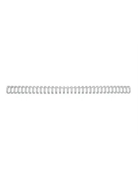 GBC Wirebind Pack de 100 Alambres de Encuadernacion 8mm Pour Paso 3:1 Redondo ou Cuadrado - Format A4 - Pour 34 Orificios - Encu