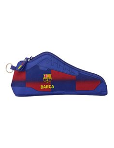 Safta F.C.Barcelona Étui Trousse de 0.5L Avec Forma de Bota - 1 Compartimento - Anilla Pour Colgar - Fermeture zippée - 24x10x2c