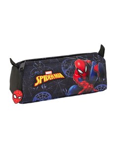 Safta Spider-Man Attack Étui Trousse - 1 Compartimento - 21x8x7cm - Couleur Noir