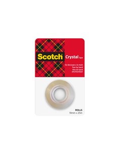 Scotch Ruban Adhesiva - Facile de Cortar - 19mm x 25m - Couleur Transparent
