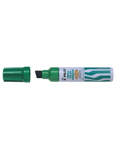 Pilot Super Couleur 6600 Feutre Permanent Multisuperficie Extragrueso - Pointe Biselada Extragruesa de Fibre - Encre Base Alcoho