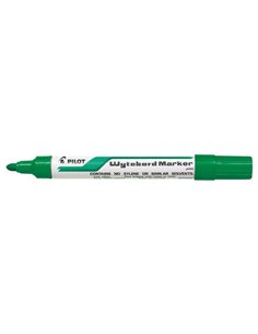 Pilot Feutre Pour Tableau Blanca - Pointe Ronde de 4mm - Trait de 1.8mm - Borrable en Seco - Couleur Vert