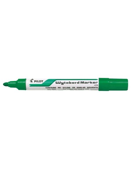 Pilot Feutre Pour Tableau Blanca - Pointe Ronde de 4mm - Trait de 1.8mm - Borrable en Seco - Couleur Vert