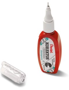 Pentel Stylo à bille Correcteur 4.2ml - Correccion Precisa, Limpia et Facile - Séchage rapide - Pointe de Valvula Metalica - Cor