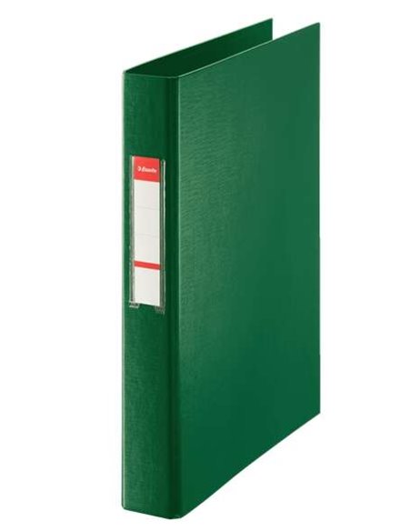 Esselte Chemise de Anillas - Format Folio - Capacité Pour 190 Feuilles - 2 Anillas de 25mm - Couleur Vert