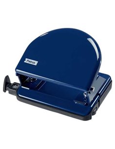 Petrus 52 Perforateur Perforador Clasico Metalico - Jusqu'à 20 Feuilles - Marcas de Format - Facile Vaciado - Punzones 5.5mm - C