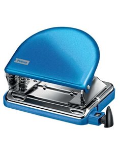 Petrus 52 WOW Perforateur Perforador Clasico Metalico - Jusqu'à 20 Feuilles - Marcas de Format - Facile Vaciado - Punzones 5.5mm