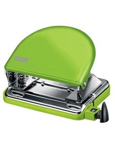 Petrus 52 WOW Perforateur Perforador Clasico Metalico - Jusqu'à 20 Feuilles - Marcas de Format - Facile Vaciado - Punzones 5.5mm