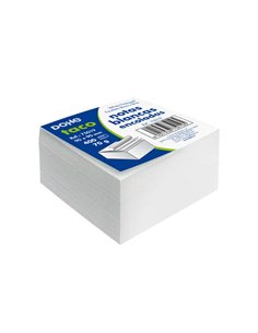 Dohe Bloque de 400 Notas de 90x90mm - Papier Blanc de 70gr - Engomado Supérieur