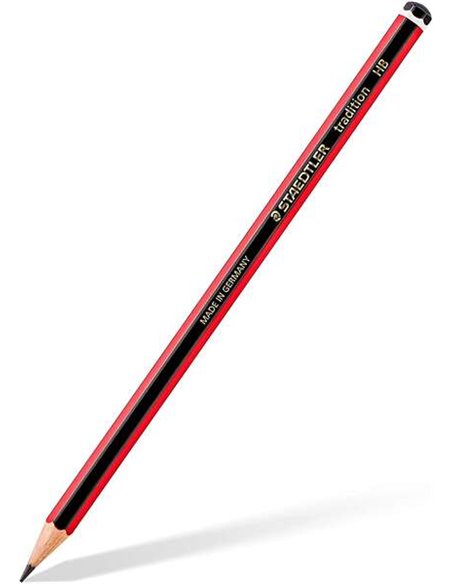 Staedtler Tradition 110 Crayon de Grafito Hexagonal - Mina HB - Resistencia à la Rotura - Bois Bosques Sostenible