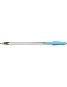 Bic Cristal Fun Stylo à bille de Bola - Pointe Gruesa de 1.6mm - Encre Avec Base de Aceite - Couleur Bleu Turquoise