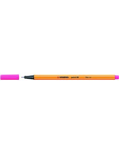 Stabilo Point 88 Feutre de Pointe Fina de Fibre - Trait de 0.4 mm - Encre Avec Base de Eau - Couleur Malva