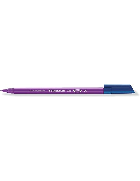 Staedtler Noris 326 Feutre de Pointe Fina - Trait 1mm Aprox - Tina Base de Eau - Couleur Violet