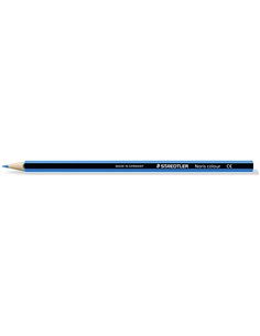 Staedtler Noris Colour 185 Crayon Hexagonal de Couleur - Resistencia à la Rotura - Material Wopex - Couleur Bleu