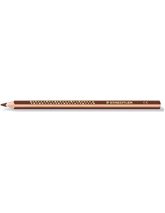 Staedtler Jumbo Noris 128 Crayon Triangular de Couleur - Mina de 4mm - Resistencia à la Rotura - Design Ergonomique - Couleur Ma