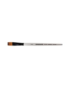 Daler Rowney Graduate Pincel Multitecnica - Pelo Sintetico - Mango Corto - Plano Lavis 1/2"