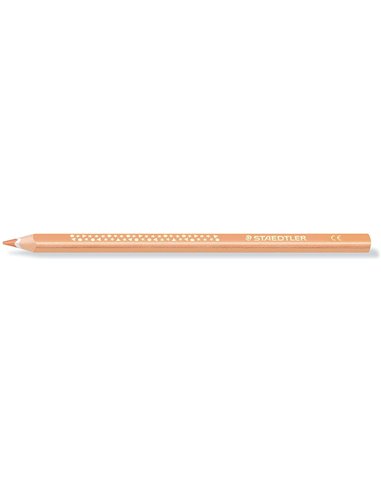 Staedtler Jumbo Noris 128 Crayon Triangular de Couleur - Mina de 4mm - Resistencia à la Rotura - Design Ergonomique - Couleur Be