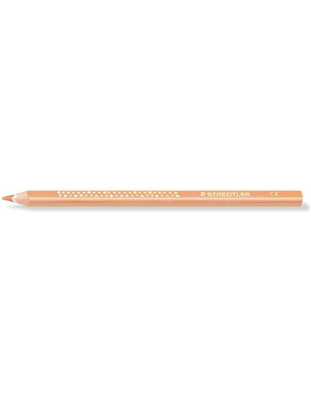 Staedtler Jumbo Noris 128 Crayon Triangular de Couleur - Mina de 4mm - Resistencia à la Rotura - Design Ergonomique - Couleur Be