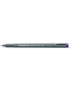 Staedtler Pigment Liner 308 Feutre Calibrado - Trait 0.3mm - Séchage rapide - Couleur Violet