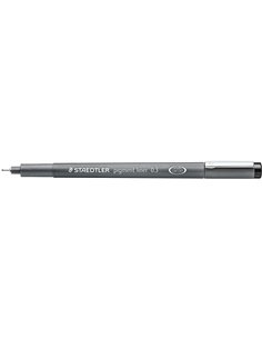 Staedtler Pigment Liner 308 Feutre Calibrado - Trait 0.3mm - Séchage rapide - Couleur Noir