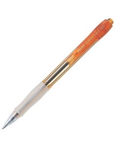 Pilot Stylo à bille de Bola Retractil Super Grip Neon Colour - Rechargeable - Pointe 1.0mm - Trait 0.25mm - Encre à Base de Acei