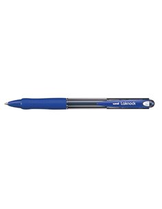 Uni-ball Laknock SN-100(10) Stylo à bille de Encre Base Aceite - Pointe de Bola 1mm - Encre Doux et Durable - Couleur Bleu
