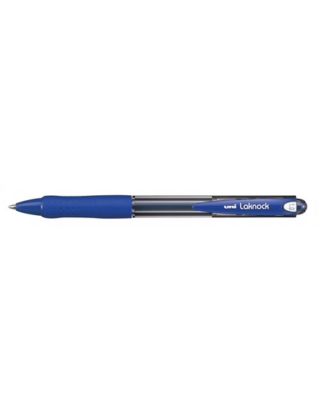 Uni-ball Laknock SN-100(10) Stylo à bille de Encre Base Aceite - Pointe de Bola 1mm - Encre Doux et Durable - Couleur Bleu