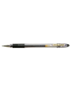 Pilot Stylo à bille de Gel G1 Grip - Rechargeable - Grip de Goma - Pointe de Bola 0.5mm - Trait 0.3mm - Corps Transparent - Coul