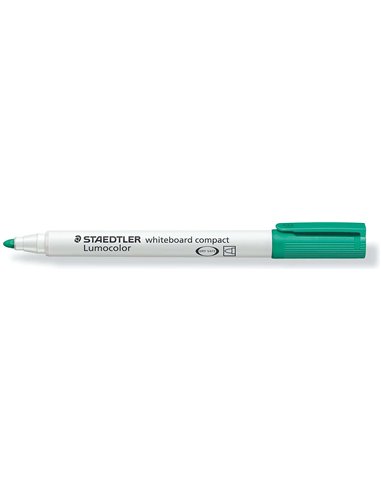 Staedtler Lumocolor 341 Marqueur Pour Tableau Blanca - Pointe Biselada 1 - 2mm Aprox - Séchage rapide - Couleur Vert