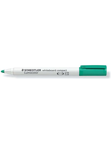 Staedtler Lumocolor 341 Marqueur Pour Tableau Blanca - Pointe Biselada 1 - 2mm Aprox - Séchage rapide - Couleur Vert
