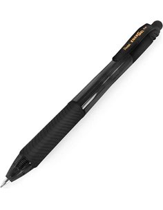 Pentel Energel X Stylo à bille de Bola Retractil - Pointe 0.7mm - Trait 0.35mm - Encre Gel - Rechargeable - Grip de Agarre - 50%