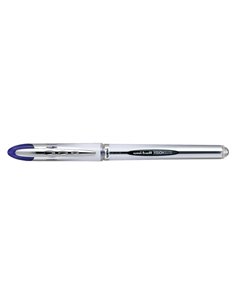 Uni-ball Vision Elite UB-200 Rollerball de Encre Liquida - Pointe de Bola 0.8mm - Système Antifugas Pour Viajes - Couleur Bleu