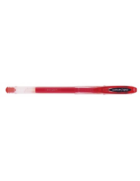 Uni-ball Signo UM-120 Roller de Encre Gel - Pointe de Bola 0.7mm - Encre Résistant à l'eau et Luz - Couleur Rouge