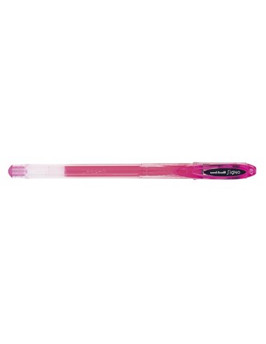 Uni-ball Signo UM-120 Stylo à bille de Encre Gel - Pointe de Bola 0.7mm - Encre Résistant à l'eau et Luz - Couleur Rose