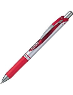 Pentel Energel Stylo à bille de Bola Retractil Encre Gel - Pointe 0.7mm - Trait 0.35mm - Rechargeable - Grip de Agarre - Clip de