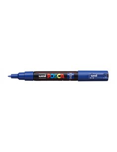 Posca PC-1M Marqueur de Pintura - Pointe de Polyester Conica 0.7mm - Encre Base al Eau - Résistant à la Luz - Couleur Bleu